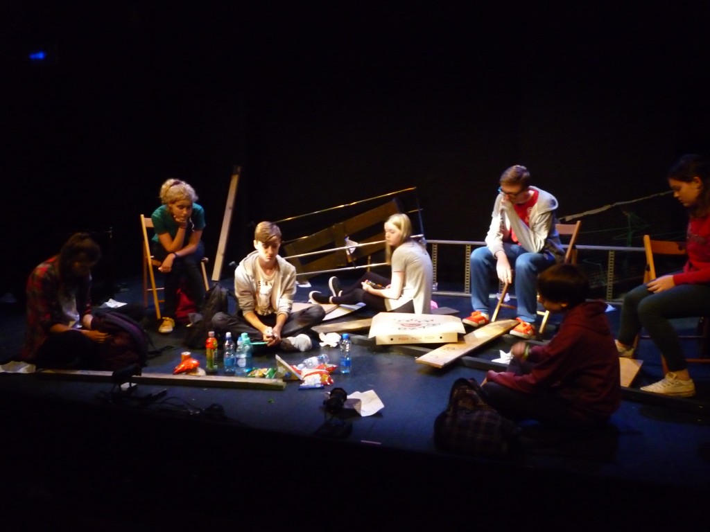 Teen Drama Production Week 2015 performance of "Almost" at the New Theatre, Temple Bar.